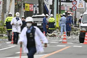 Fukushima explosion, gas leak suspected