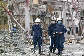 Fukushima explosion, gas leak suspected