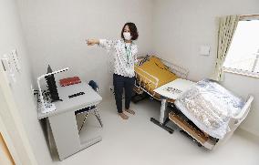 Temporary accommodation facilities for coronavirus patients