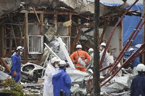 Fukushima explosion, gas leak suspected