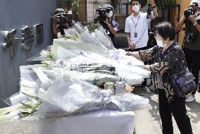 Aftermath of flooding in southwestern Japan