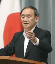 Japan's top government spokesman Suga