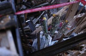 1 month after torrential rain in southwestern Japan