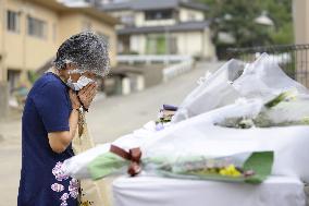 1 month after torrential rain in southwestern Japan