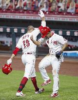 Baseball: Indians v Reds