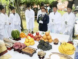 Ceremony in S. Korea on Hiroshima A-bomb anniversary