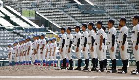 Baseball: High school baseball at Koshien Stadium