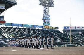 Baseball: High school baseball at Koshien Stadium