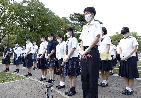 75th A-bomb anniversary in Nagasaki