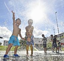 Summer heat in Japan