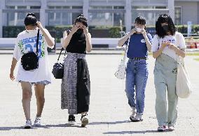 Extreme heat in Japan