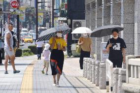 Summer heat in Japan