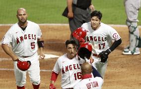 Baseball: Athletics v Angels