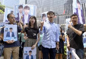 Hong Kong pro-democracy activist Joshua Wong