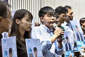 Hong Kong pro-democracy activist Joshua Wong