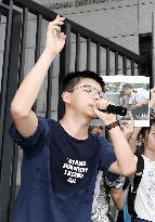 Hong Kong pro-democracy activist Joshua Wong