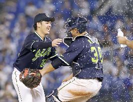 Baseball: Swallows' Ogawa throws no-hitter