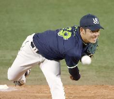 Baseball: Swallows' Ogawa throws no-hitter