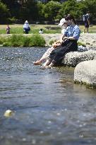 Summer heat in Japan