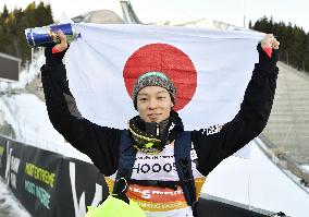 Ski jumping: Kobayashi takes World Cup overall title