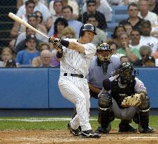 Matsui hits two singles