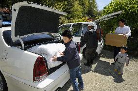 Evacuating from no-go zone near Fukushima plant