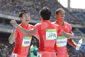 Japan advances to men's 400-meter relay track final