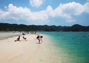 'Hidden beach' on Amami