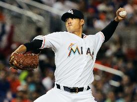 Marlins' Chen allows 5 runs on Opening Day against Tigers