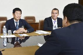 World gymnastics chief in N. Korea to discuss Tokyo Olympics