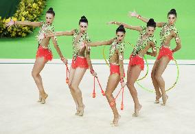 Olympics: Spain leads rhythmic gymnastics prelim