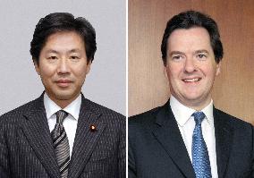 Japanese, British finance chiefs