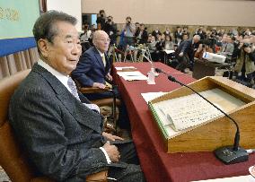 Ex-Tokyo Gov. Ishihara urges early relocation of fish market
