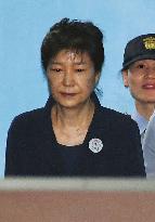 Ousted S. Korean president Park denies charges as trial begins