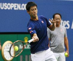 Tennis: Nishikori at U.S. Open