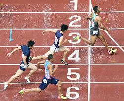 Sani Brown wins men's 100 meters at national championships