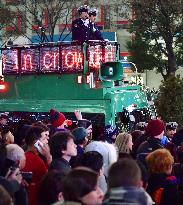 New Year's countdown in Tokyo