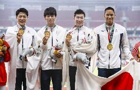 Asian Games: Japan wins men's 4x100m relay
