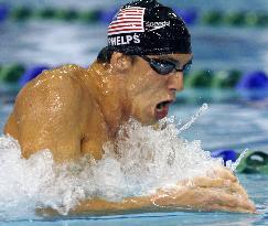 Phelps wins men's 400m individual medley at Pan-Pacific