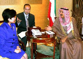 Environment Minister Koike meets Kuwait prime minister