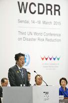 U.N. forum on disaster risk reduction begins in Sendai