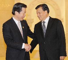 Komeito leader Yamaguchi meets senior 5th-ranked Chinese leader