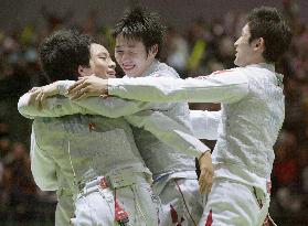 Japan wins bronze at world fencing