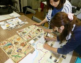 Univ. students' pilgrimage map project