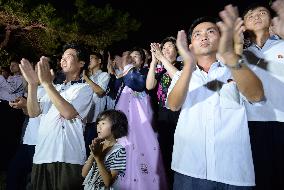 North Koreans celebrate start of new time zone