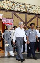 Emperor says at banquet in Palau he will mourn all war dead