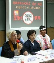 Taiwan, Japan, S. Korea families protest Yasukuni enshrinements