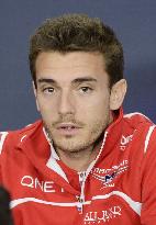 F1 driver Jules Bianchi injured after crash in Japan