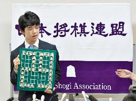 Japan's youngest shogi prodigy sets new record with 29th straight win