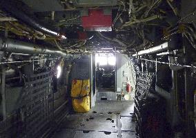 U.S. Osprey aircraft at Yokota base